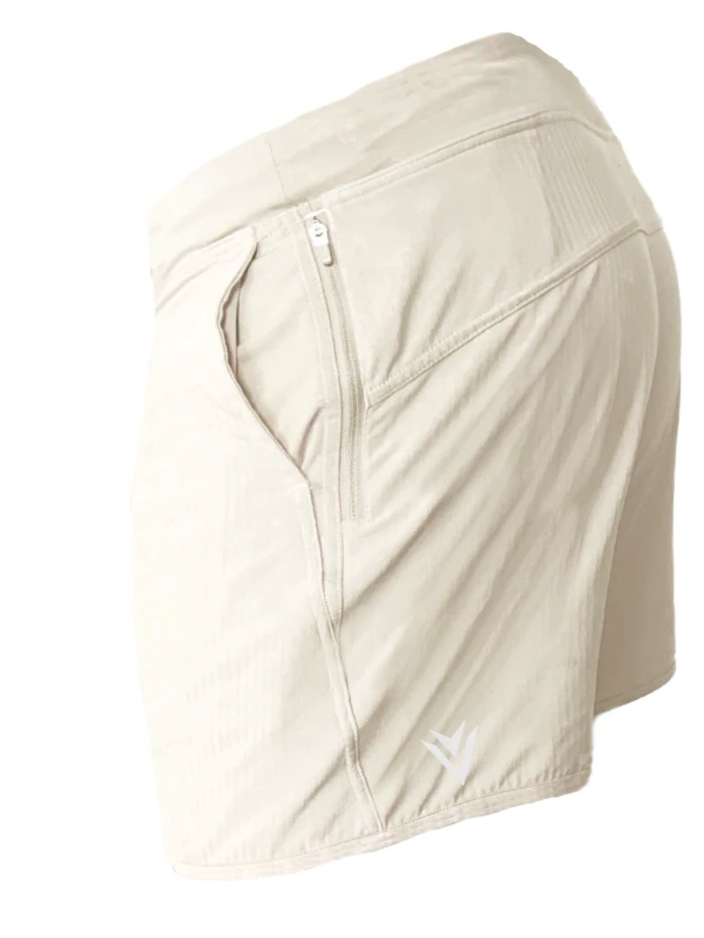 Vorzani Men’s Triton Hybrid Shorts Sz M Beluga White Ivory Athletic Performance